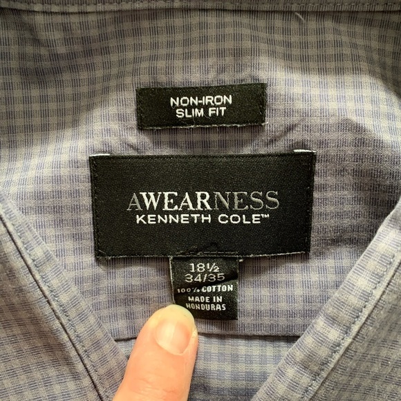 AWARENESS by Kenneth Cole Long Sleeve Dress Shirt - Picture 4 of 5